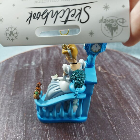 Disney Cinderella Castle Clock Collectible Sketchbook Ornament - Picture 6 of 6